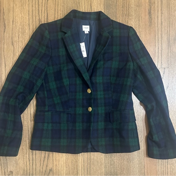 J. Crew Jackets & Blazers - J Crew NWT Plaid Blazer-Size 6
